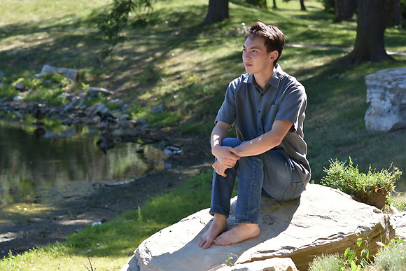 Sitting on Rock